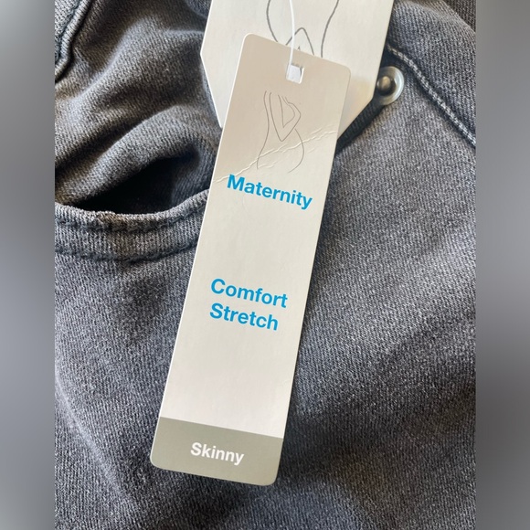 Maternity Skinny Jeans, Size M(8-10), Charcoal Grey, NWT, Stretch Material - Picture 5 of 9